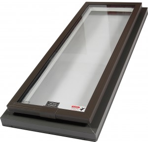 curb mount glass skylight